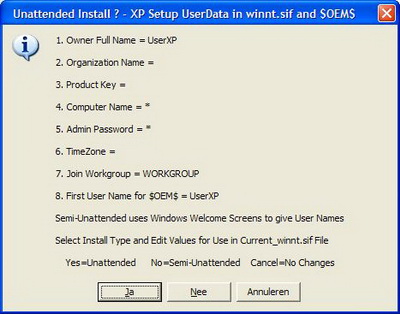 U 08 Edit UserData Install Windows XP Menggunakan USB Flash disk