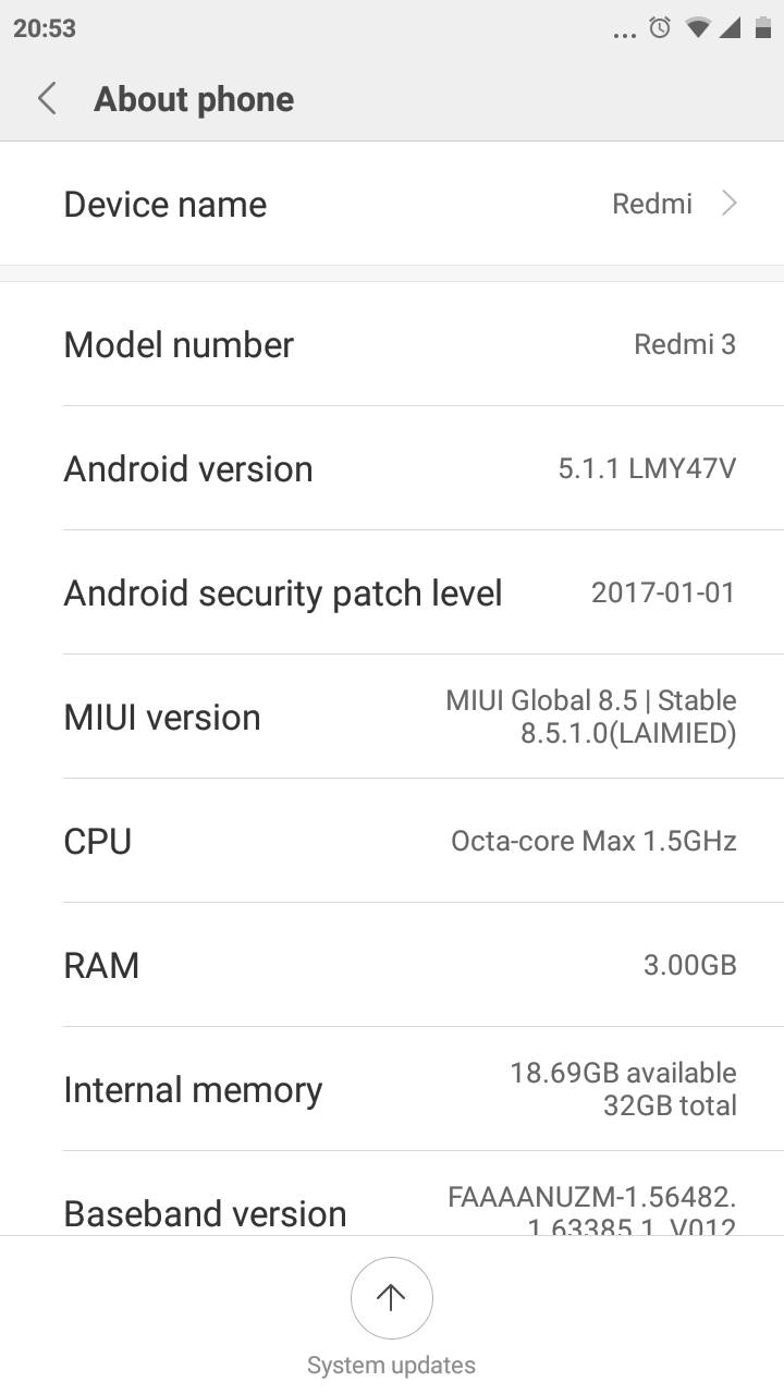 Balikin Pengaturan 4G di Miui 8.5.1.0 LTE Redmi 3 Pro