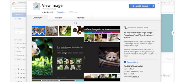 Cara Mengembalikan Tombol View Image di Pencarian Google Image