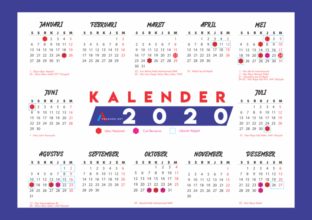 download kalender 2020 indonesia