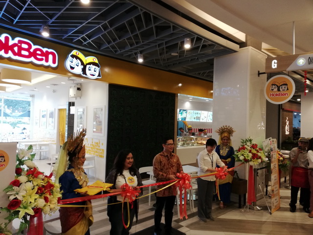 Peresmian HokBen Living World Pekanbaru