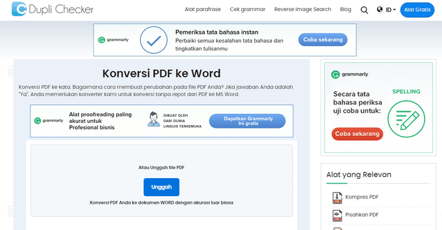 Convert PDF to Word Online