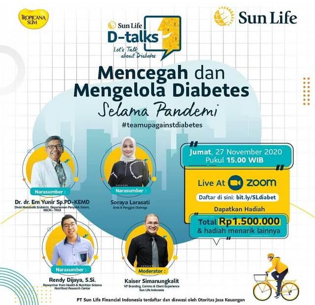 Cara Mencegah Diabetes dengan Edukasi Bersama Sun Life Indonesia