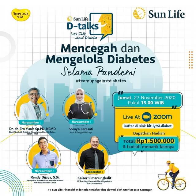 Cara Mencegah Diabetes dengan Edukasi Bersama Sun Life Indonesia