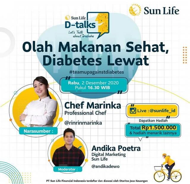 Cara Mencegah Diabetes dengan Edukasi Bersama Sun Life Indonesia