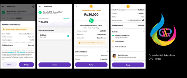 Cara daftar dan beli reksa dana menggunakan OVO | Invest