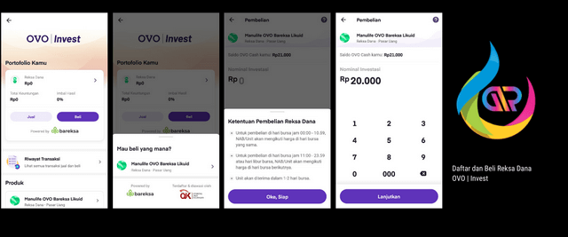 Cara daftar dan beli reksa dana menggunakan OVO | Invest