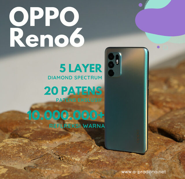 oppo reno6 desain trendi