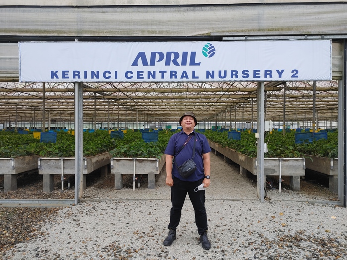 Melihat proses penumbuhan pohon muda di Kerinci Central Nursery 2