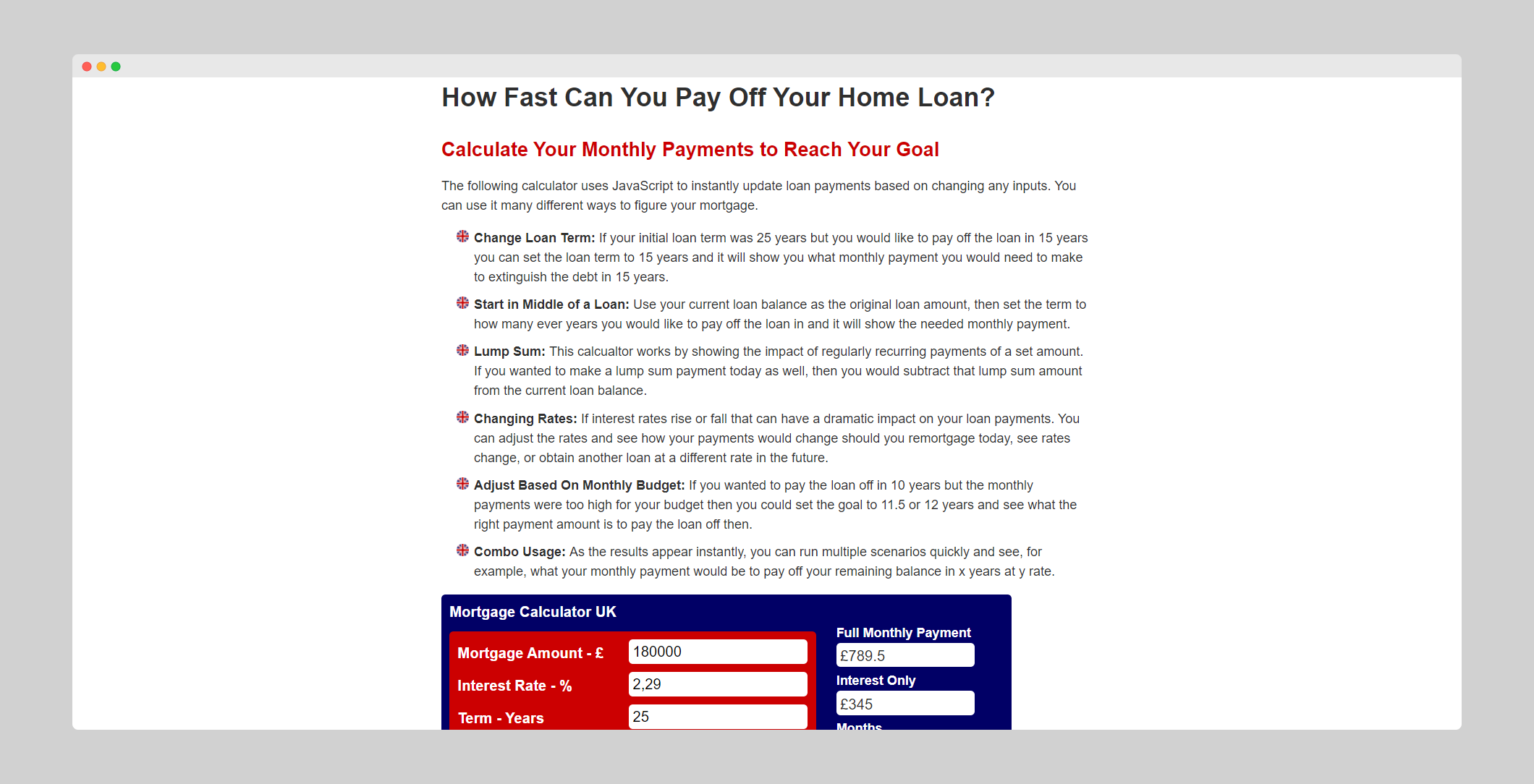 How Fast Can You Pay Off Your Home Loan