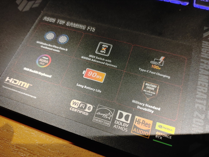 ASUS TUF Gaming F15 2023 - FX507V